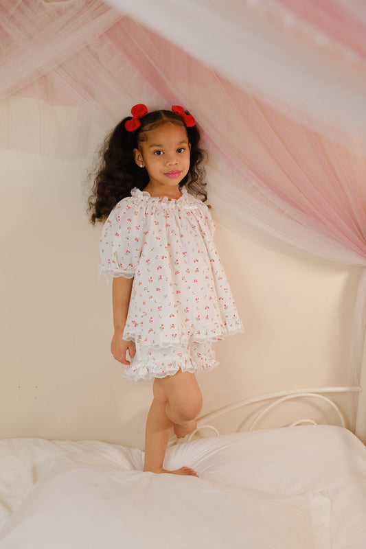 The Posie Short Pants Set - Girls