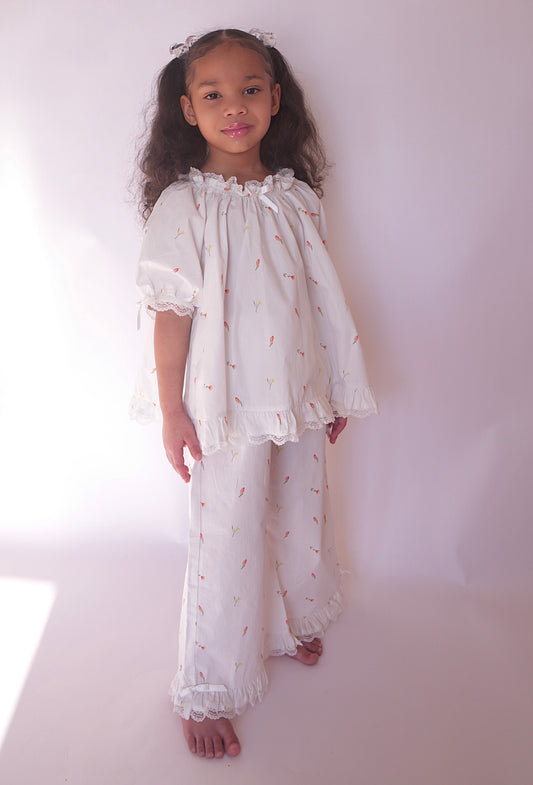 The Lumi Long Pants Set - Girls