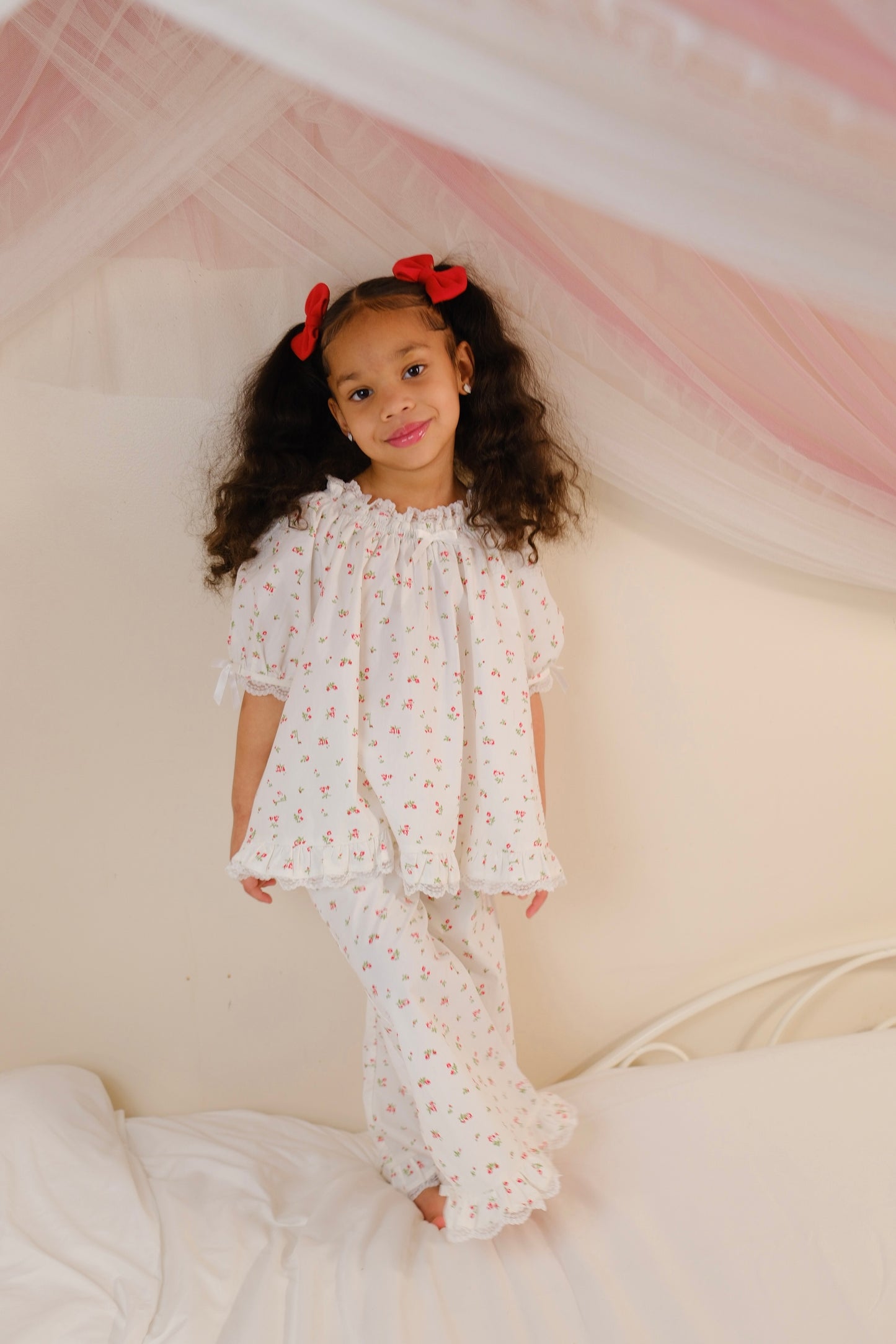 The Posie Long Pants Set - Girls