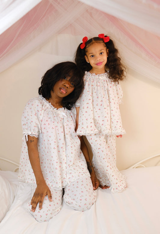 The Posie Long Pants Set - Girls
