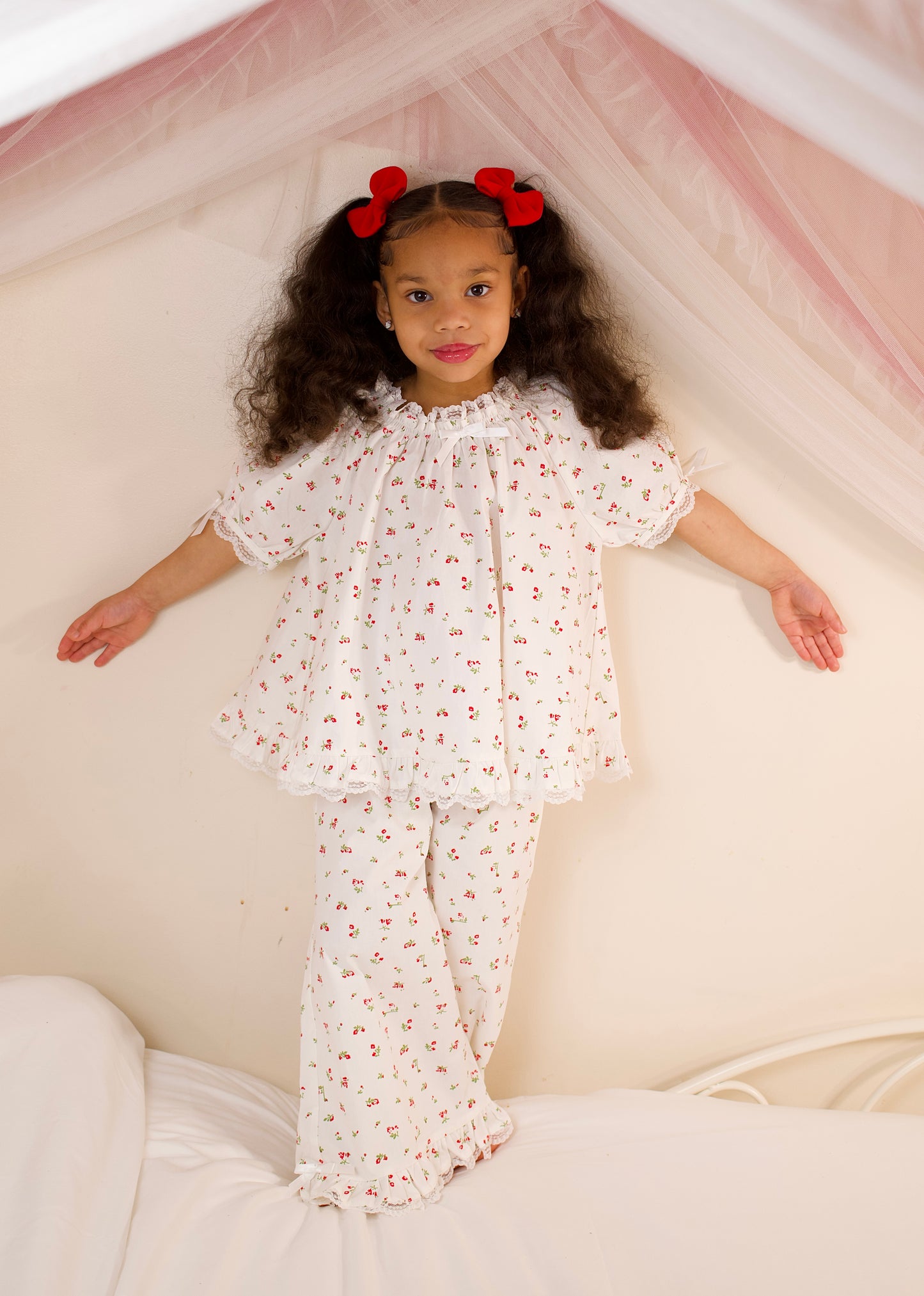 The Posie Long Pants Set - Girls